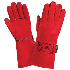 Краги спилковые 2Hands Т12, р-р 10,5