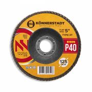Круг лепестковый прямой KÖNNERSTADT EISEN 125x22.2 P40