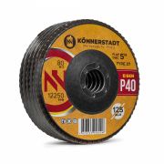 Круг лепестковый прямой KÖNNERSTADT EISEN 125x22.2 P40