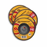 Круг лепестковый прямой KÖNNERSTADT EISEN 125x22.2 P40